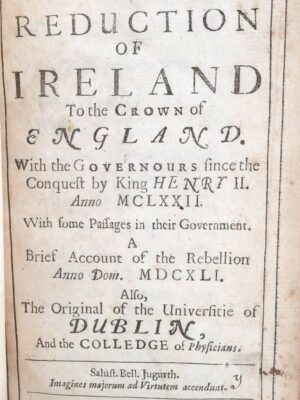 The Reduction of Ireland to the Crown of England (1675)