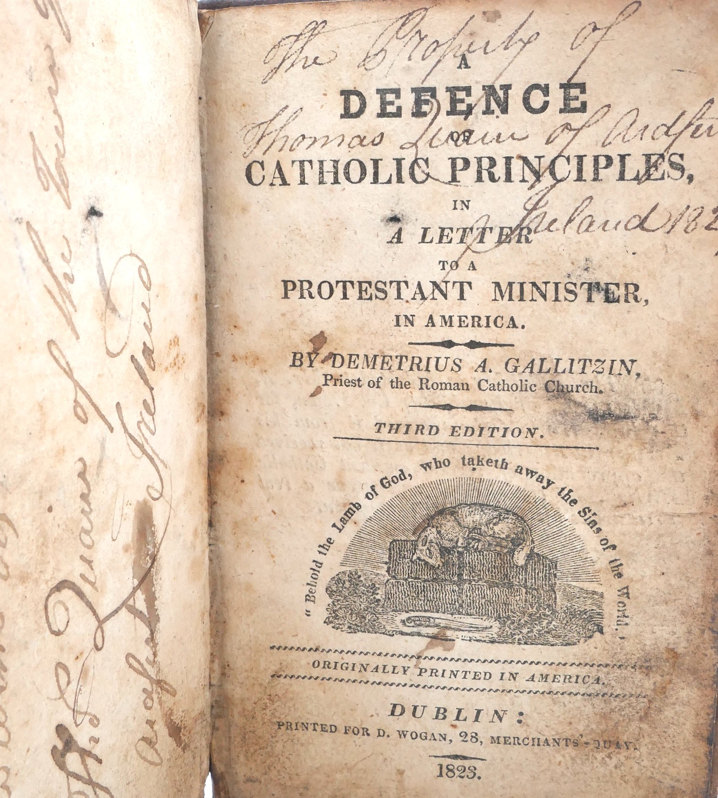 A Defence of Catholic Principles (1823)