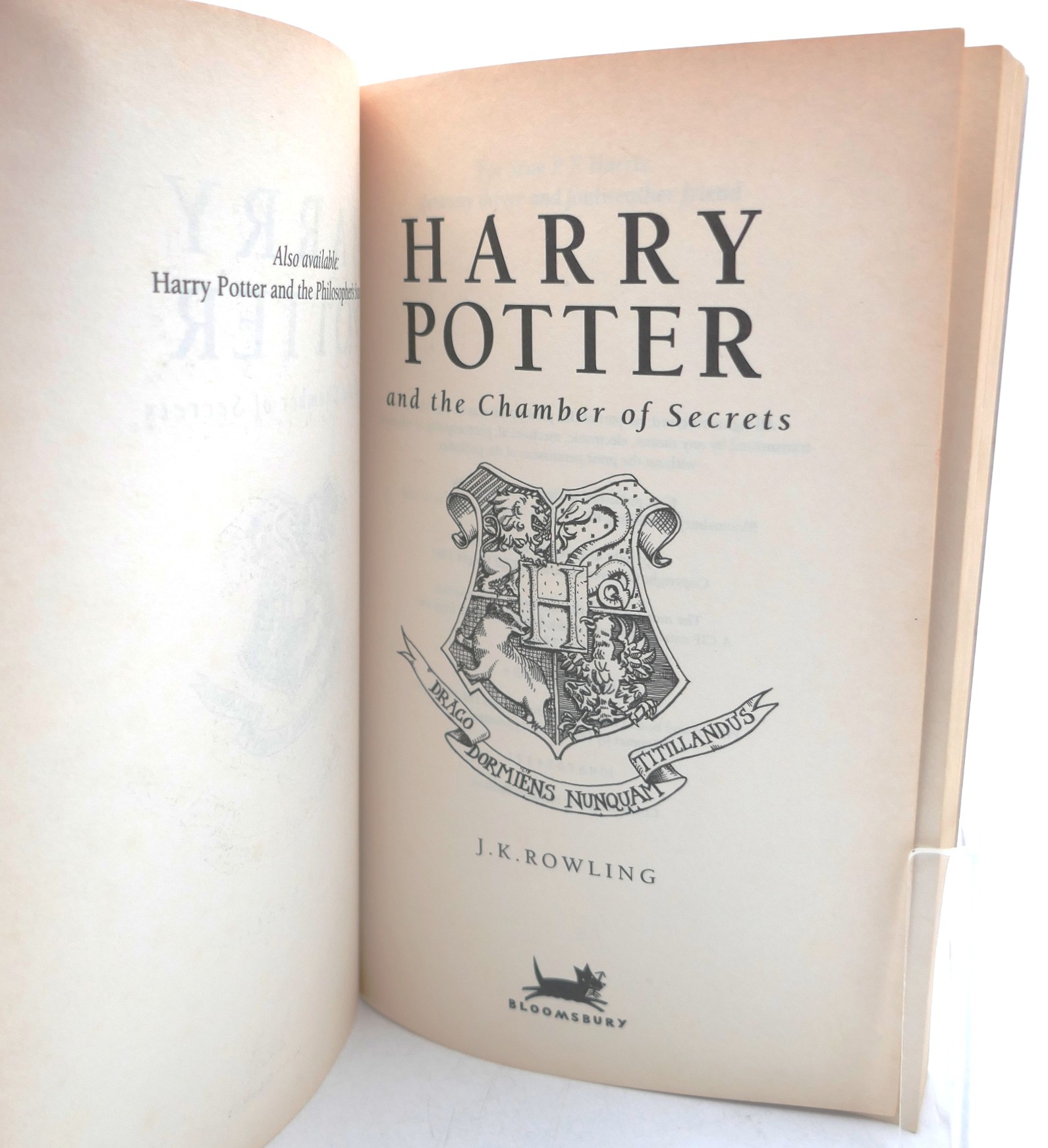 Harry Potter and the Chamber of Secrets. First Paperback Edition (1998) - Image 3