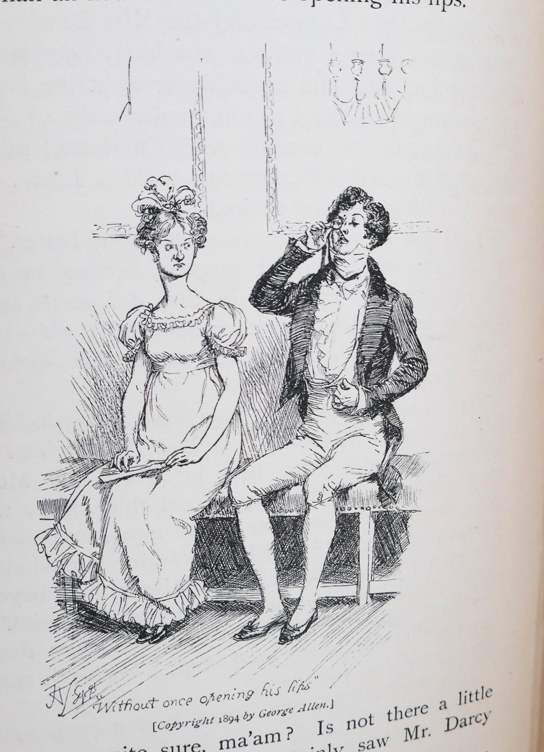 Pride and Prejudice. Illustrated by Hugh Thomson. First Issue (1894) - Image 9