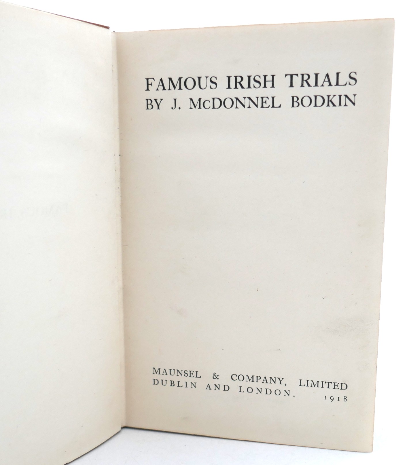 Famous Irish Trials (1918) - Image 2