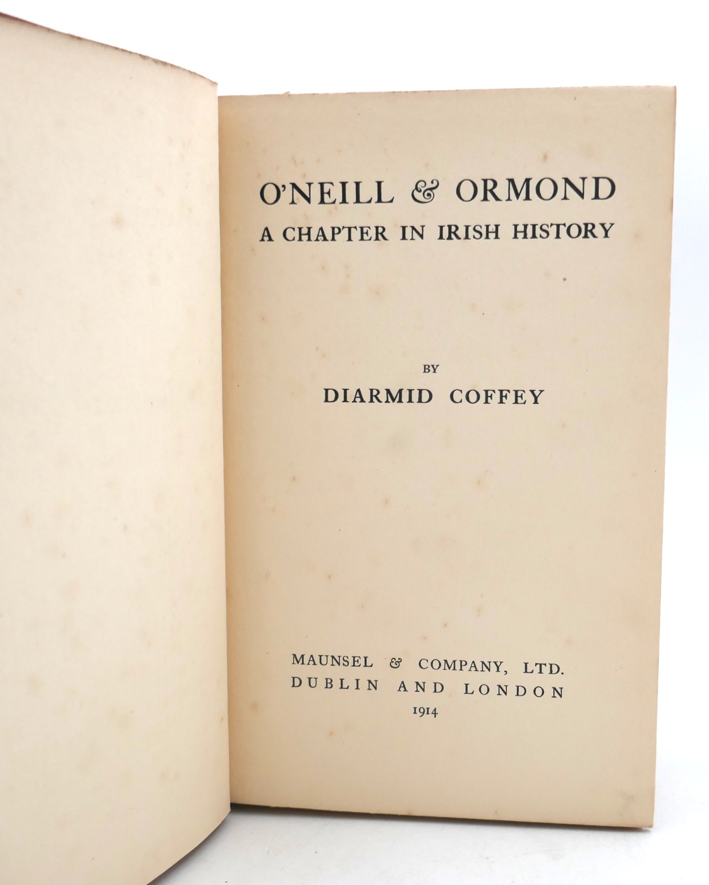 O'Neill and Ormond. Presentation Copy (1913) - Image 2