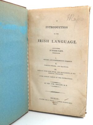 An Introduction to the Irish Language (1808)