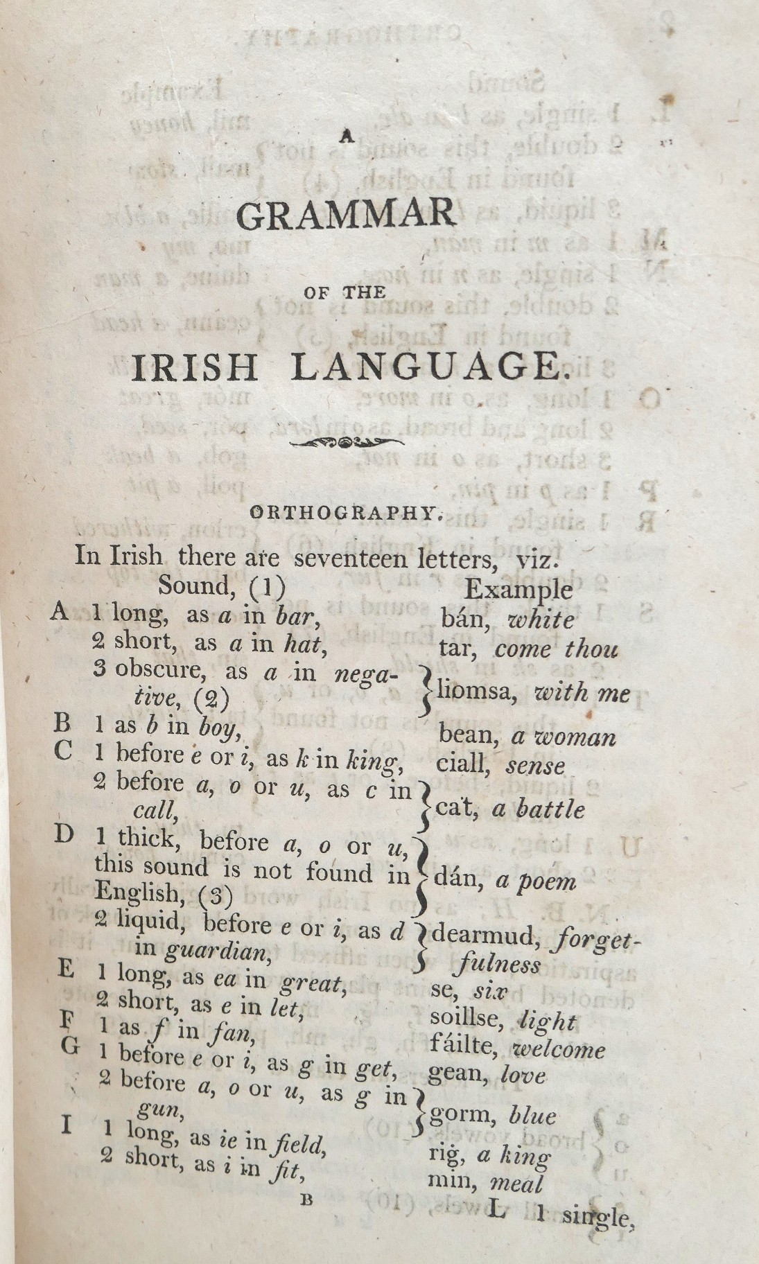 An Introduction to the Irish Language (1808) - Image 2