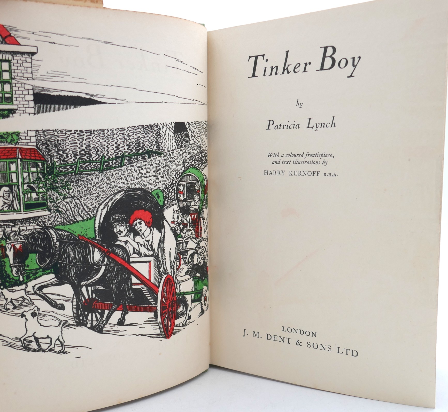 Tinker Boy. Illustrated by Harry Kernoff (1955) - Image 2