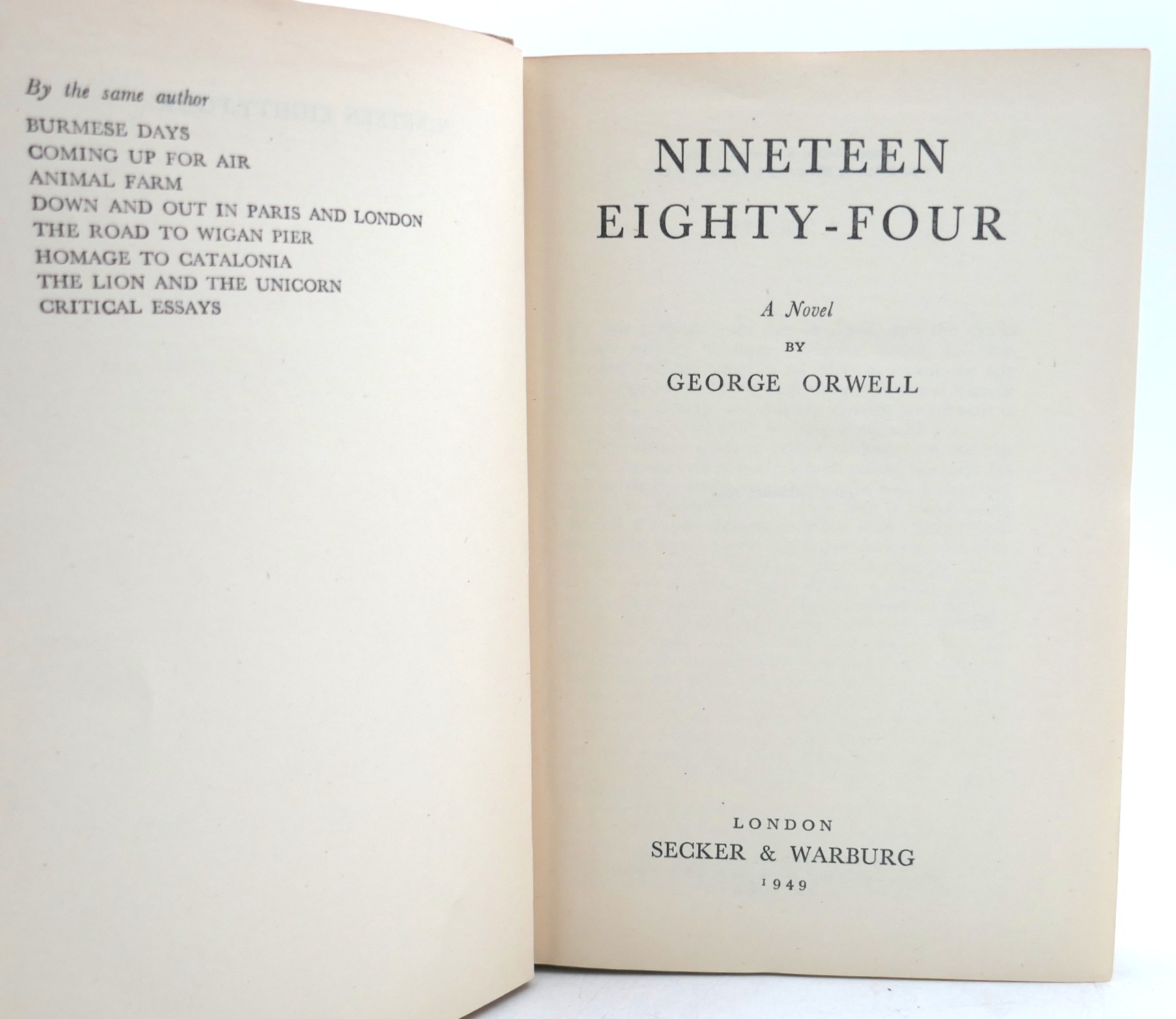 Nineteen Eighty-Four. First Edition (1949) - Image 3
