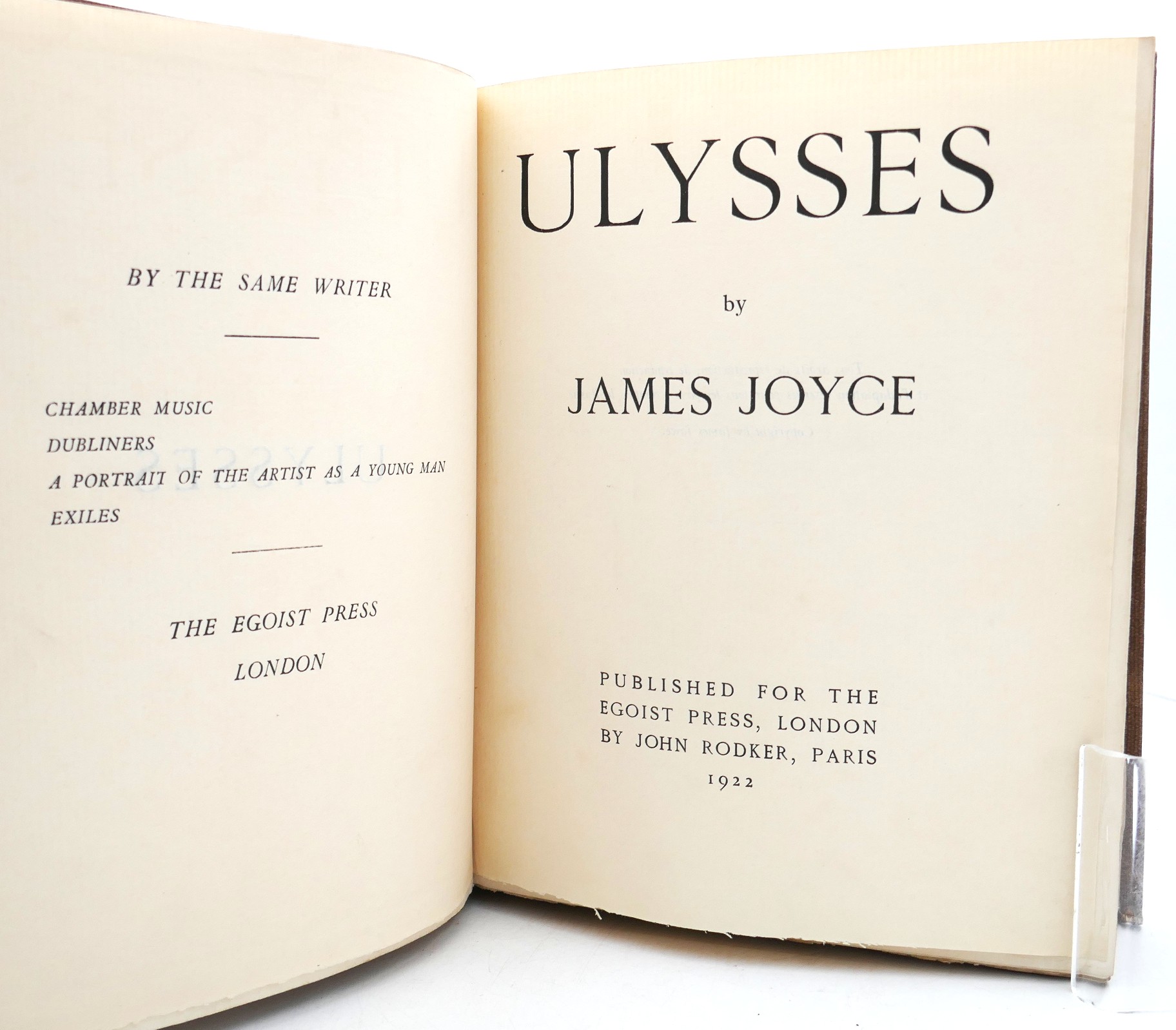 Ulysses. Second Edition. Paris (1922) - Image 3