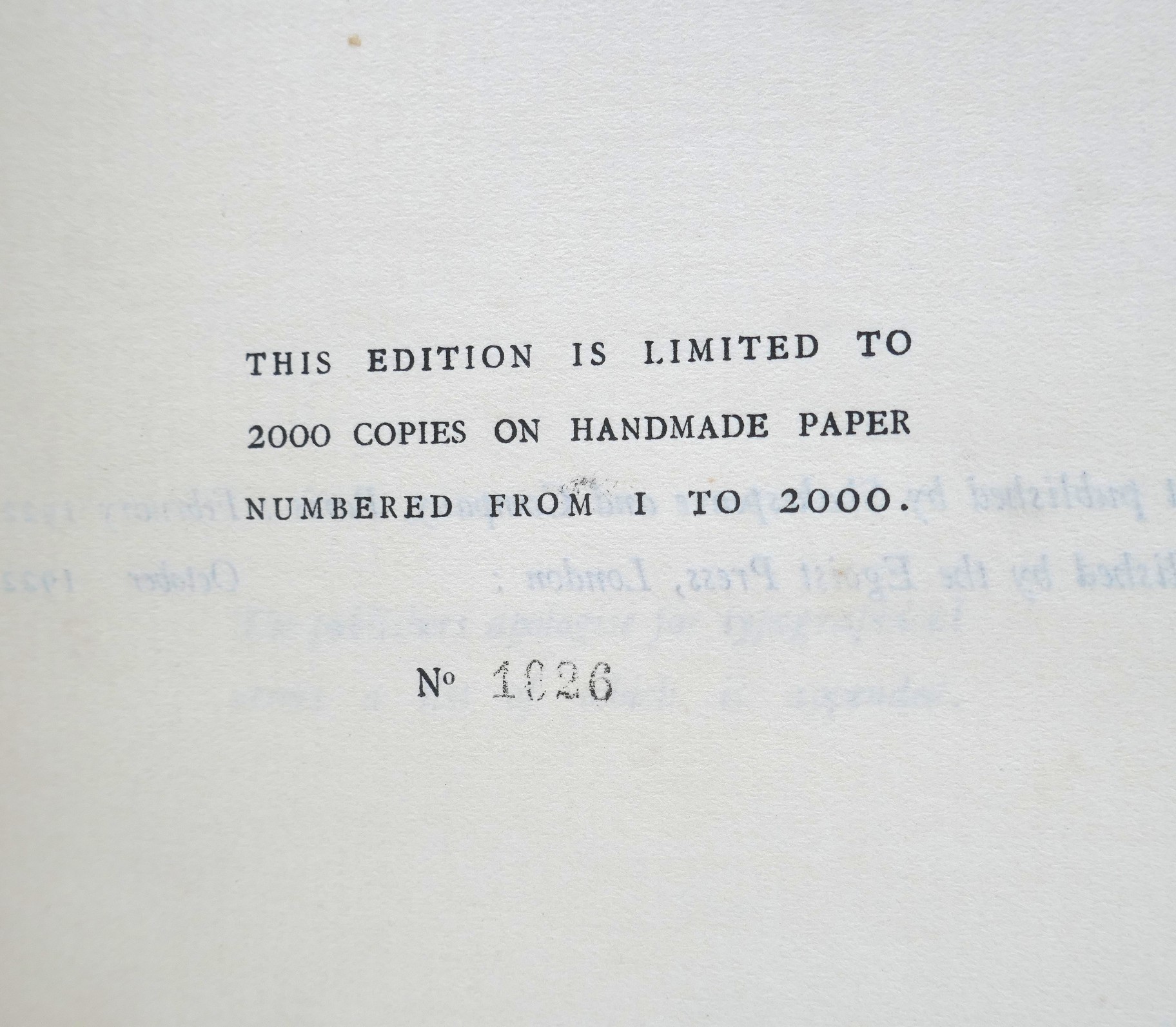 Ulysses. Second Edition. Paris (1922) - Image 4