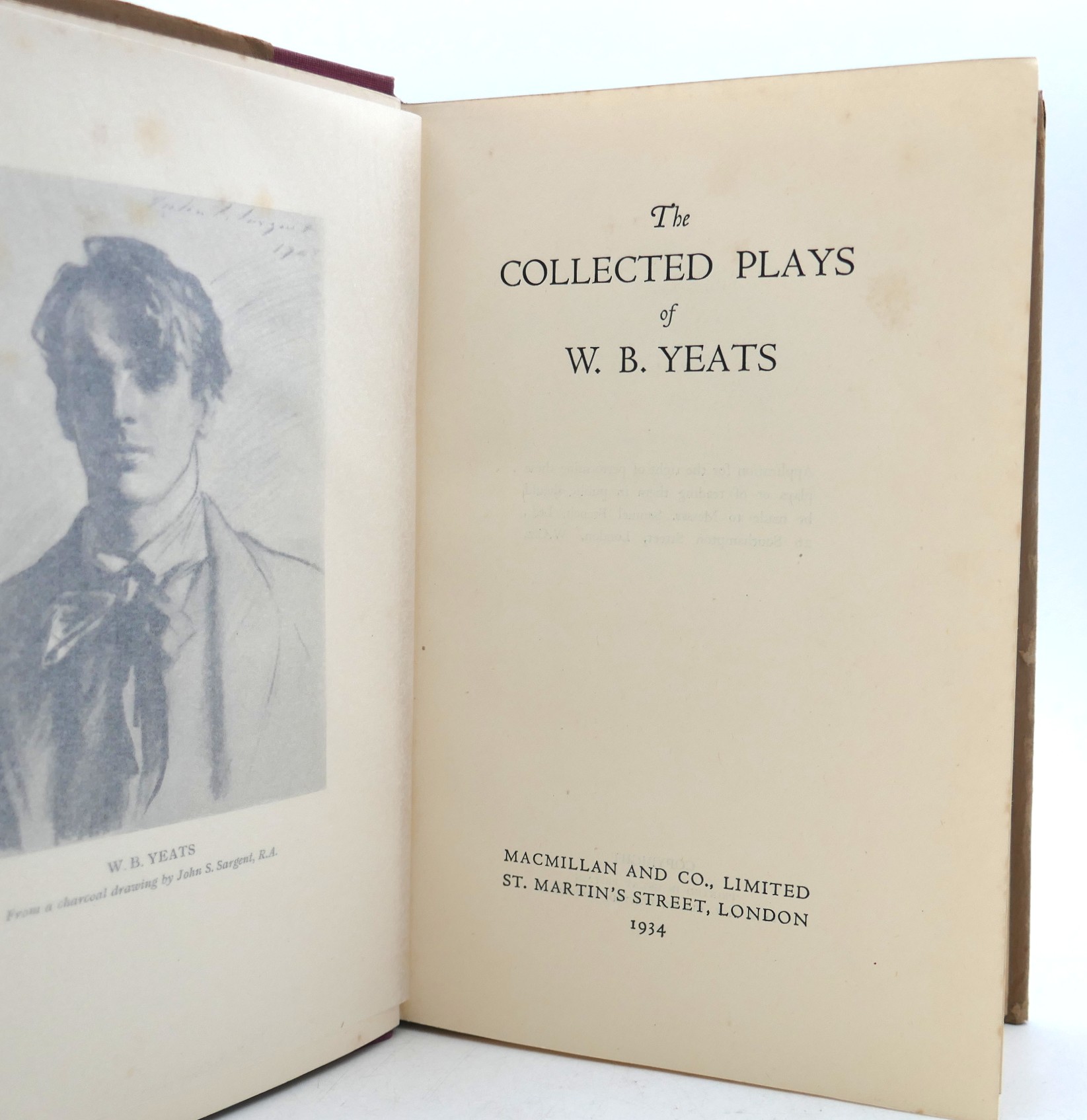 The Collected Plays. First Edition (1934) - Image 3