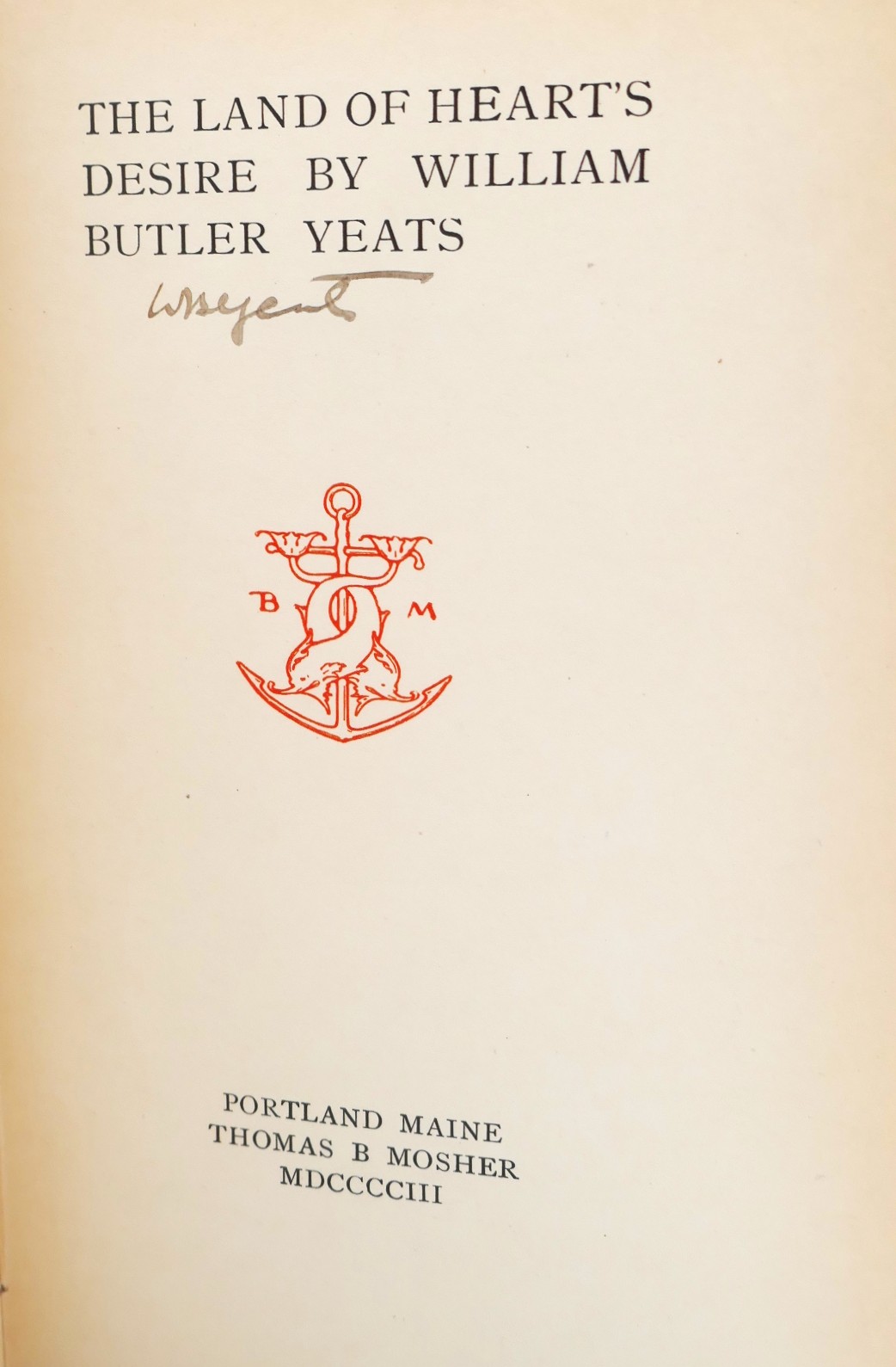 The Land of Heart's Desire. Limited Signed Edition (1903) - Image 2
