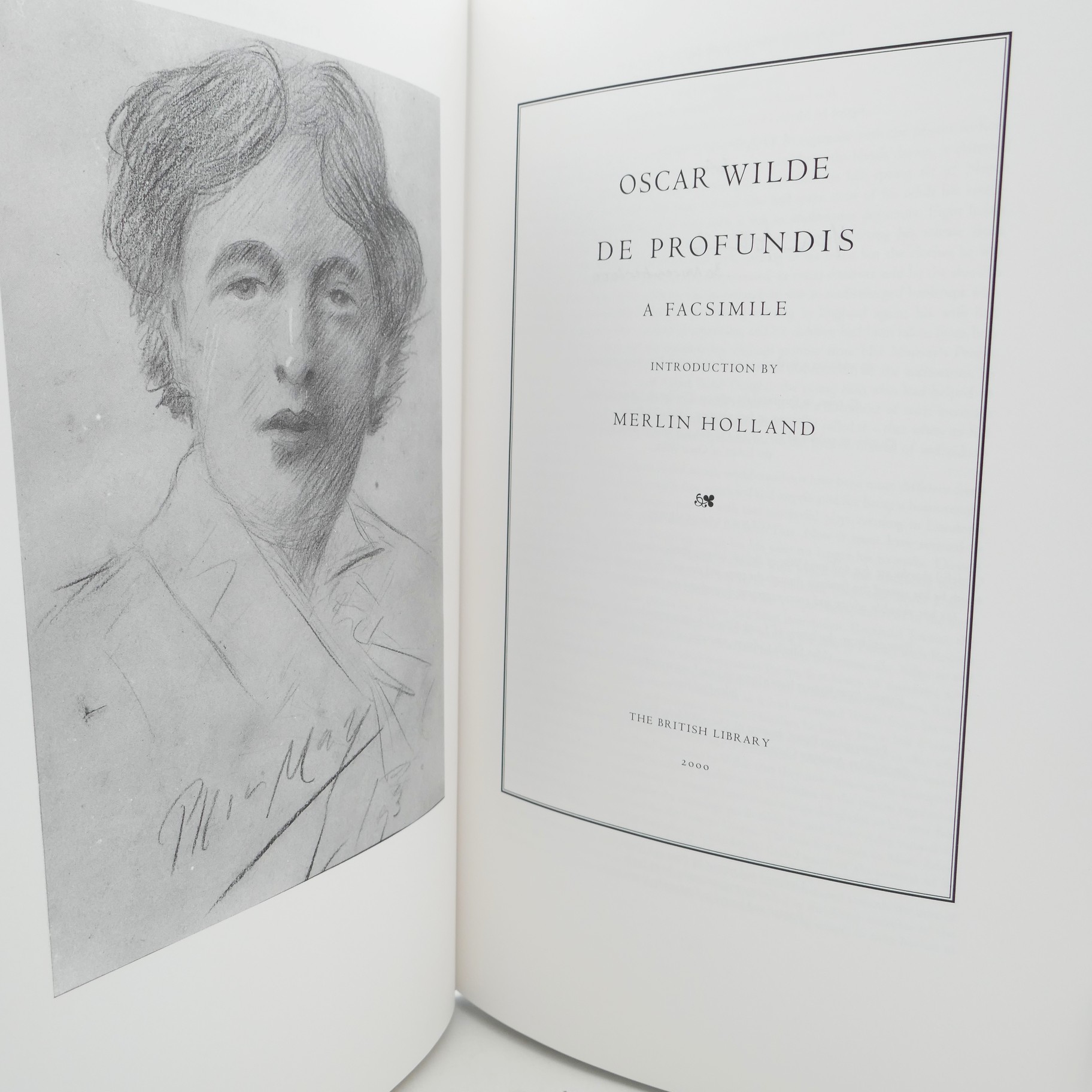 De Profundis. A Facsimile of the Manuscript (2000) - Image 2