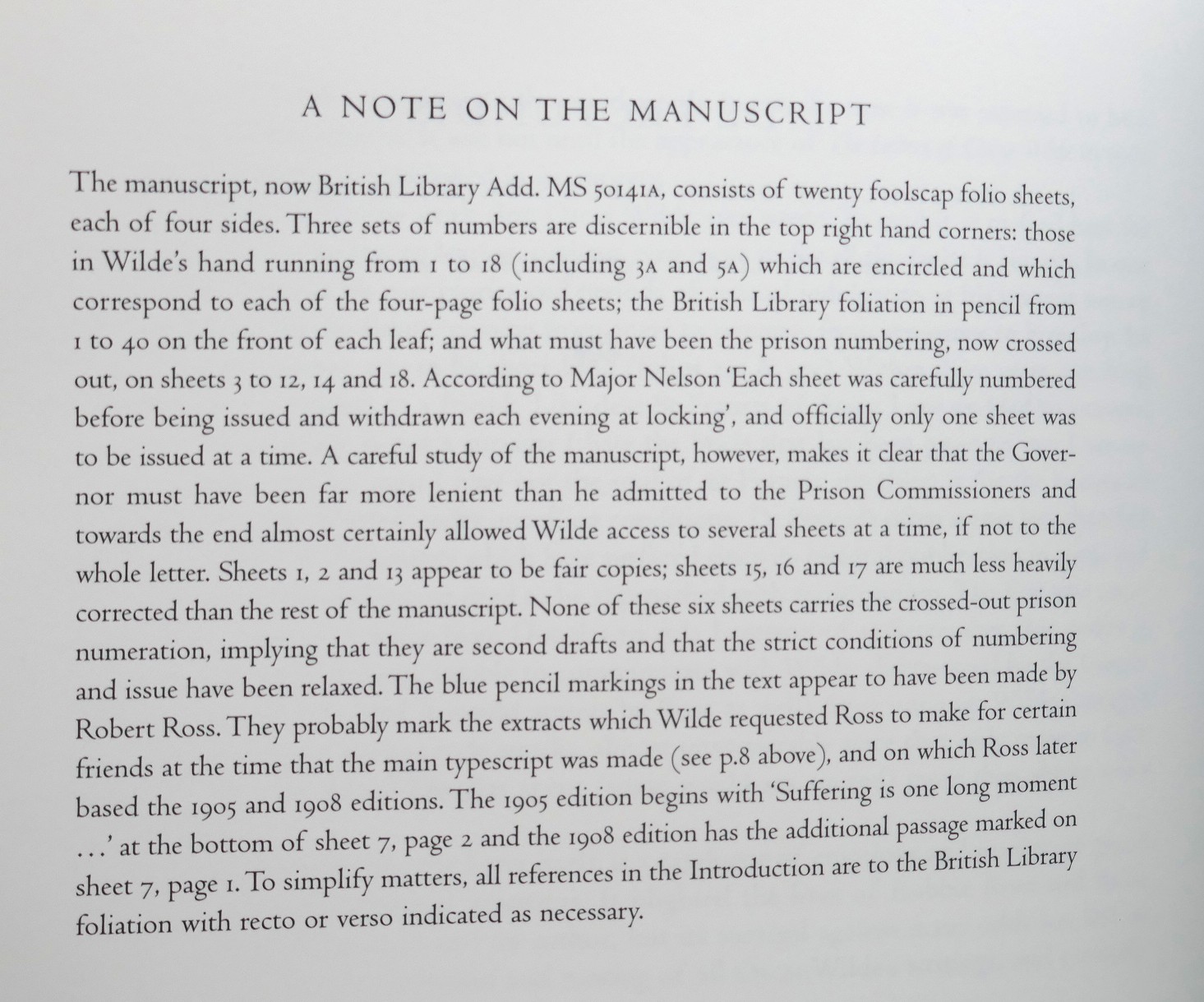 De Profundis. A Facsimile of the Manuscript (2000) - Image 4