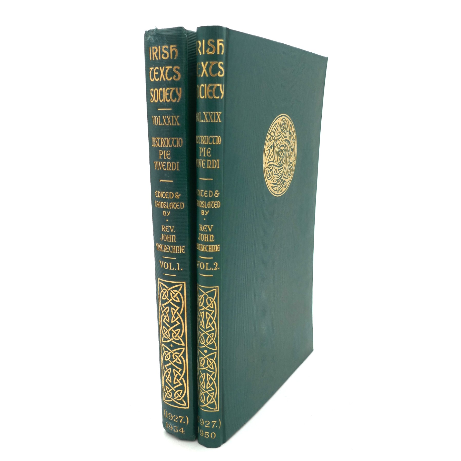 Instructio Pie Vivendi et Superna Meditandi. Irish Texts Society (1924-1950)