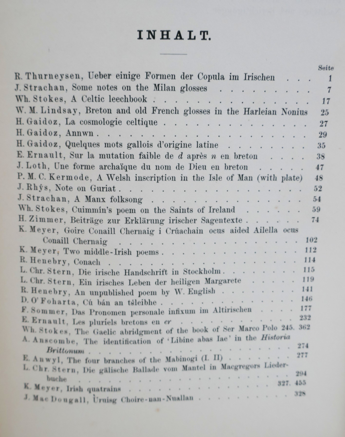 Zeitschrift fur Celtische Philologie. Complete Set (1897-1921) - Image 4