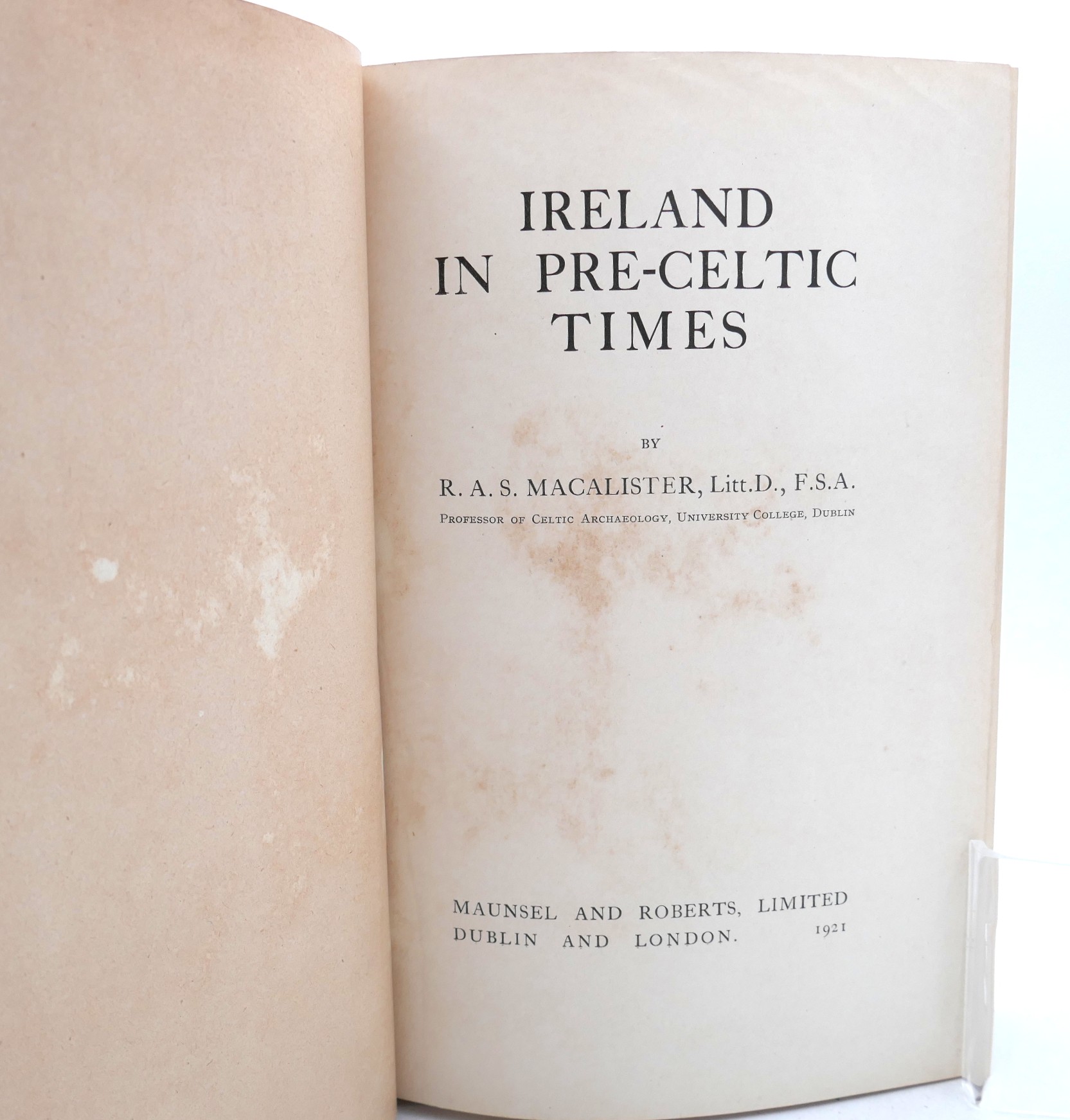 Ireland in Pre-Celtic Times (1921) - Image 2