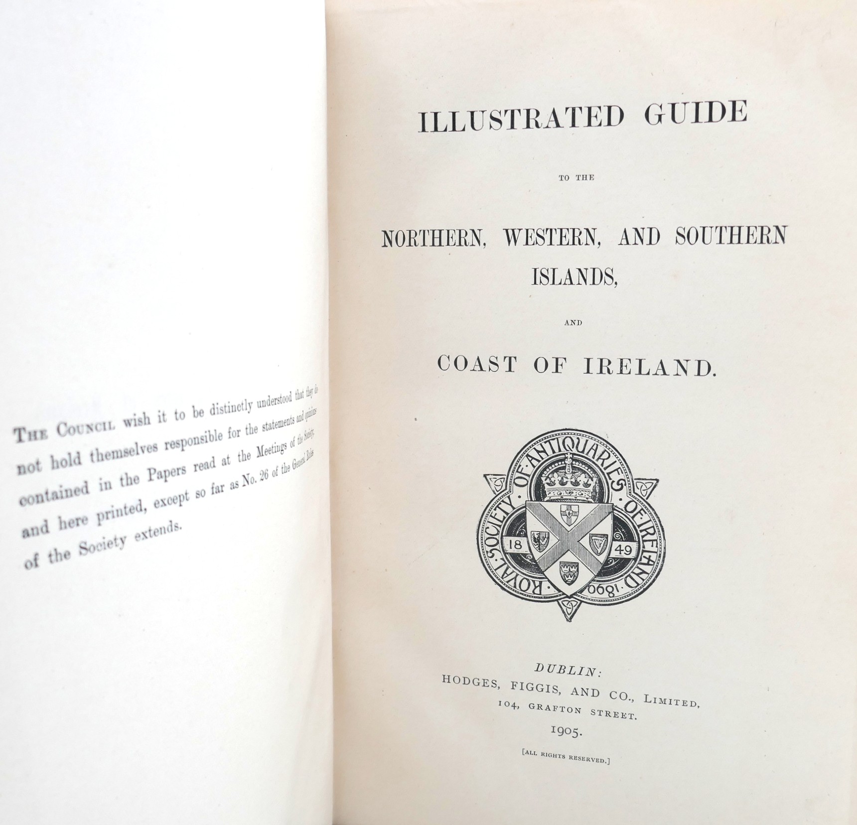 Illustrated Guide to the Coast of Ireland. Antiquarian Handbook Series (1905) - Image 2