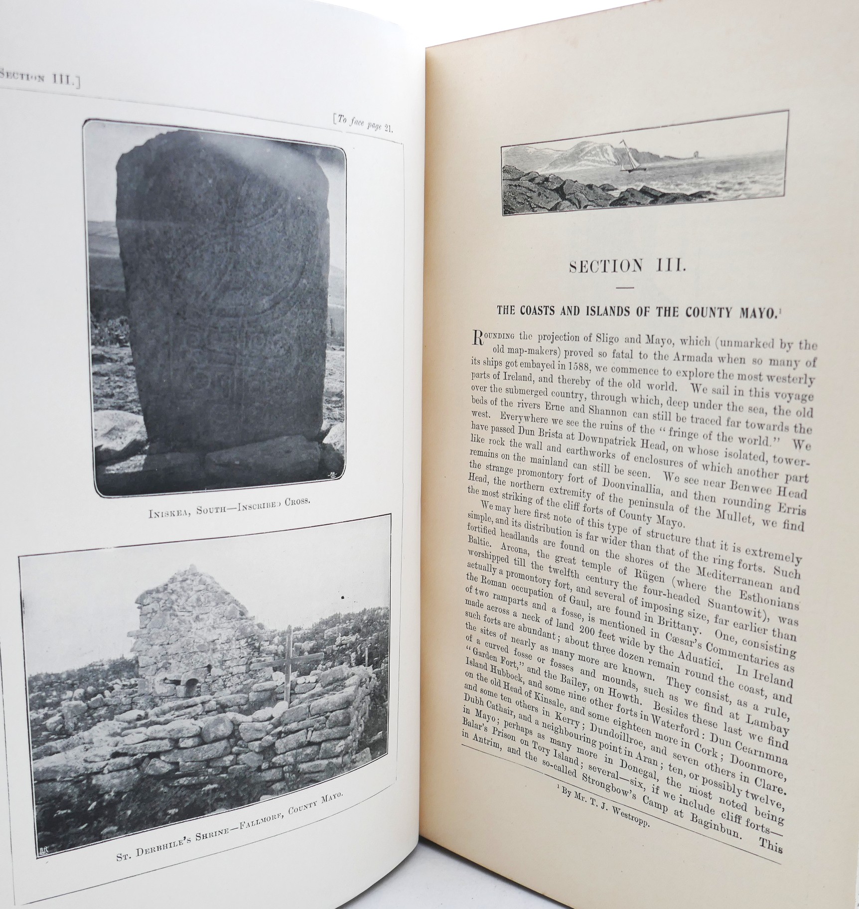 Illustrated Guide to the Coast of Ireland. Antiquarian Handbook Series (1905) - Image 3