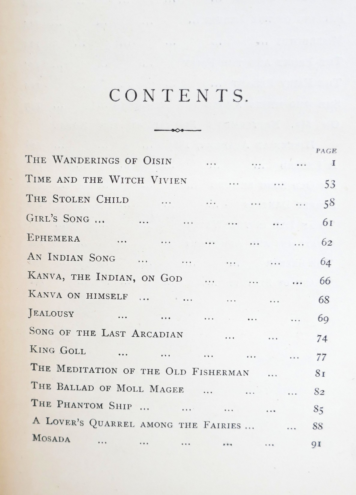 The Wanderings of Oisin and other Poems (1898) - Image 6