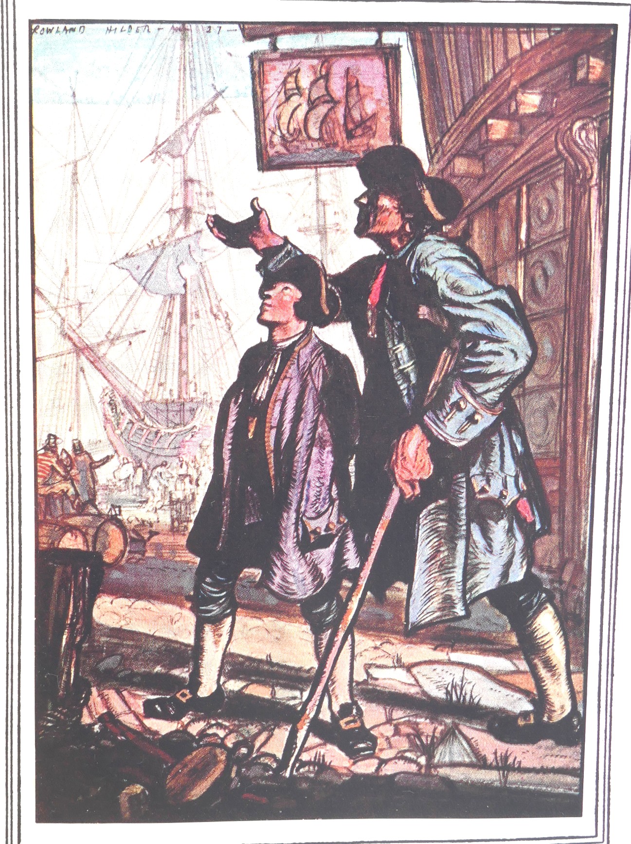 Treasure Island. Illustrated by Rowland Hilder (1929) - Image 4
