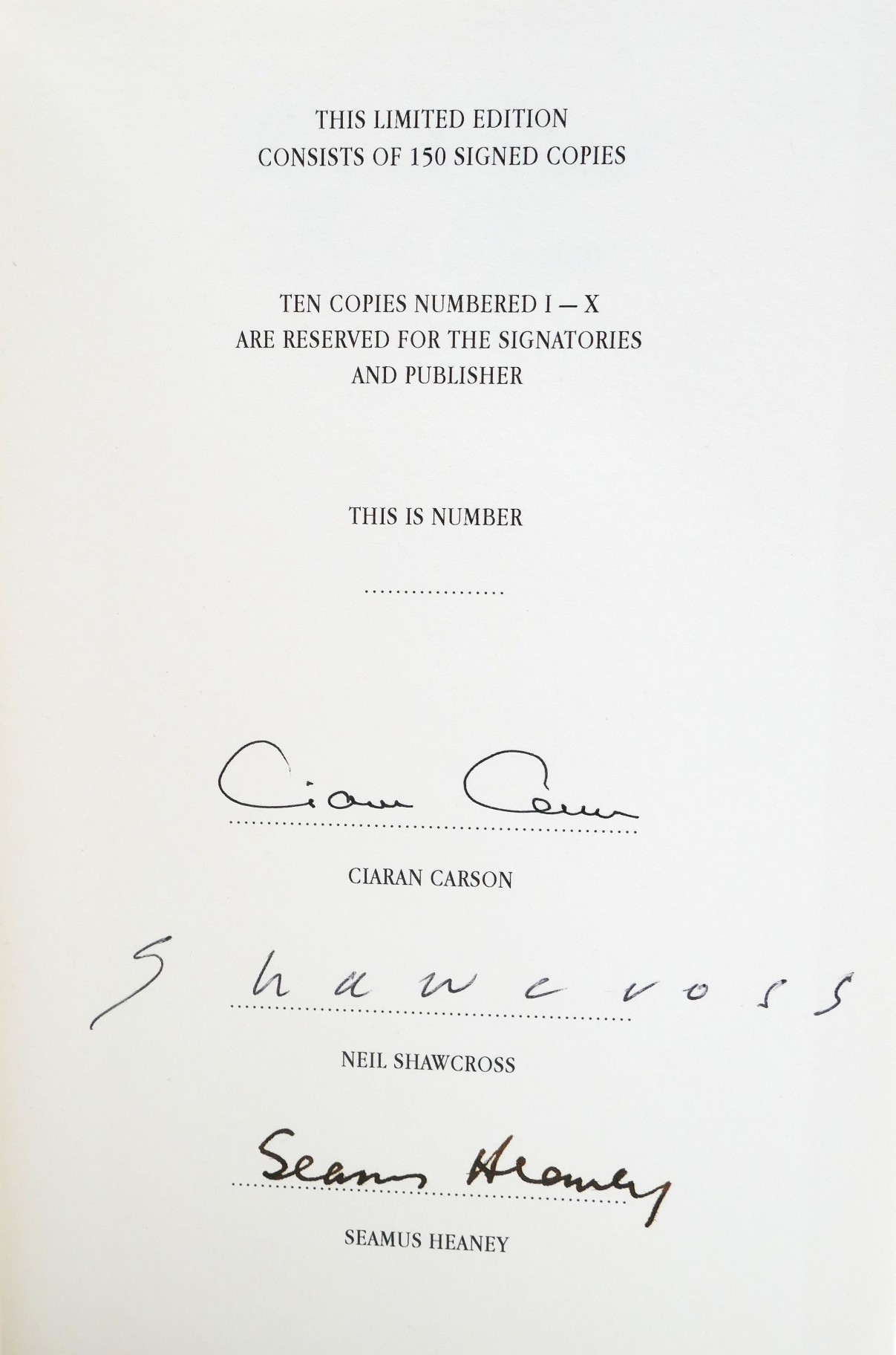 From the Small Back Room. Festschrift for Ciaran Carson (2008) - Image 3