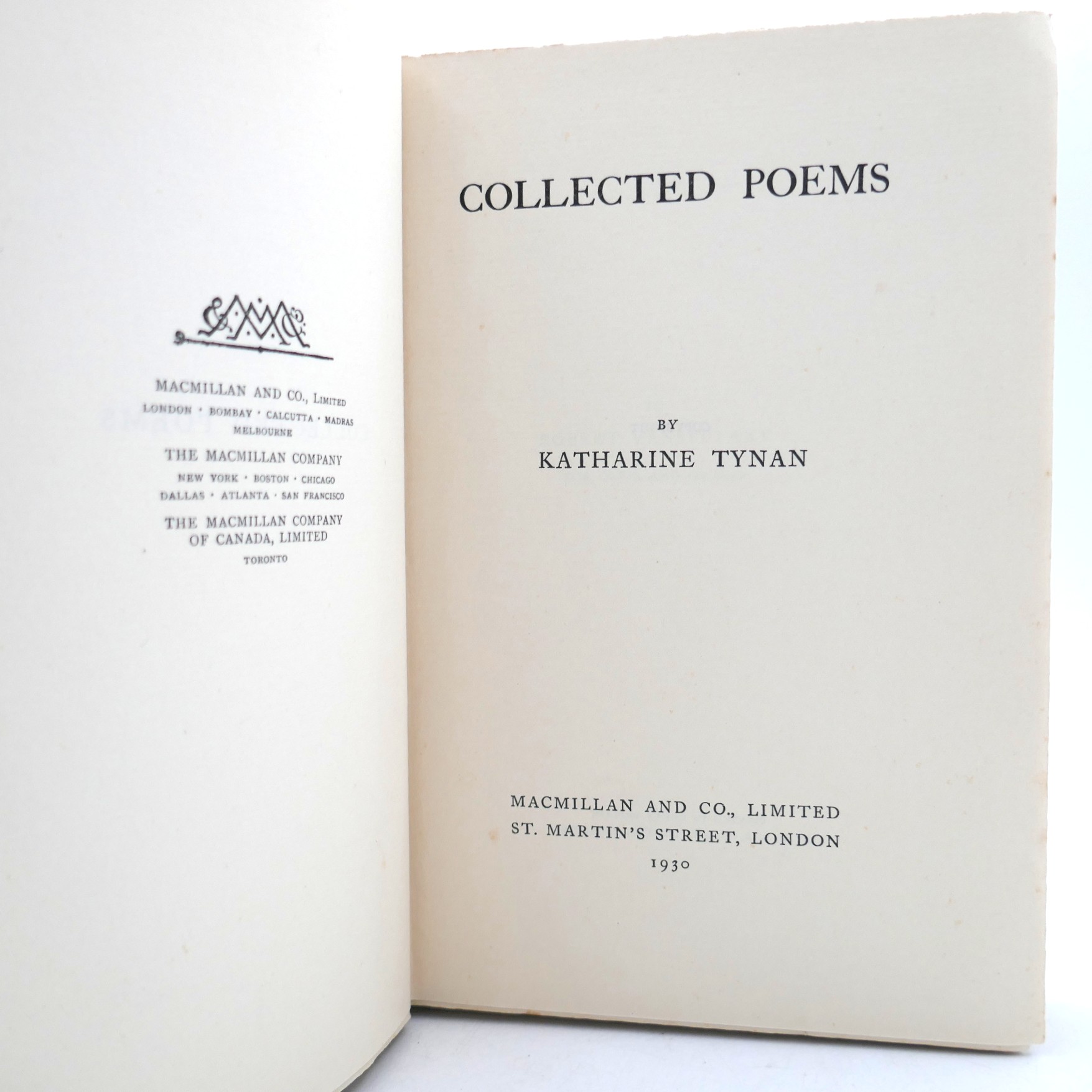 Collected Poems. Presentation Copy (1930) - Image 4