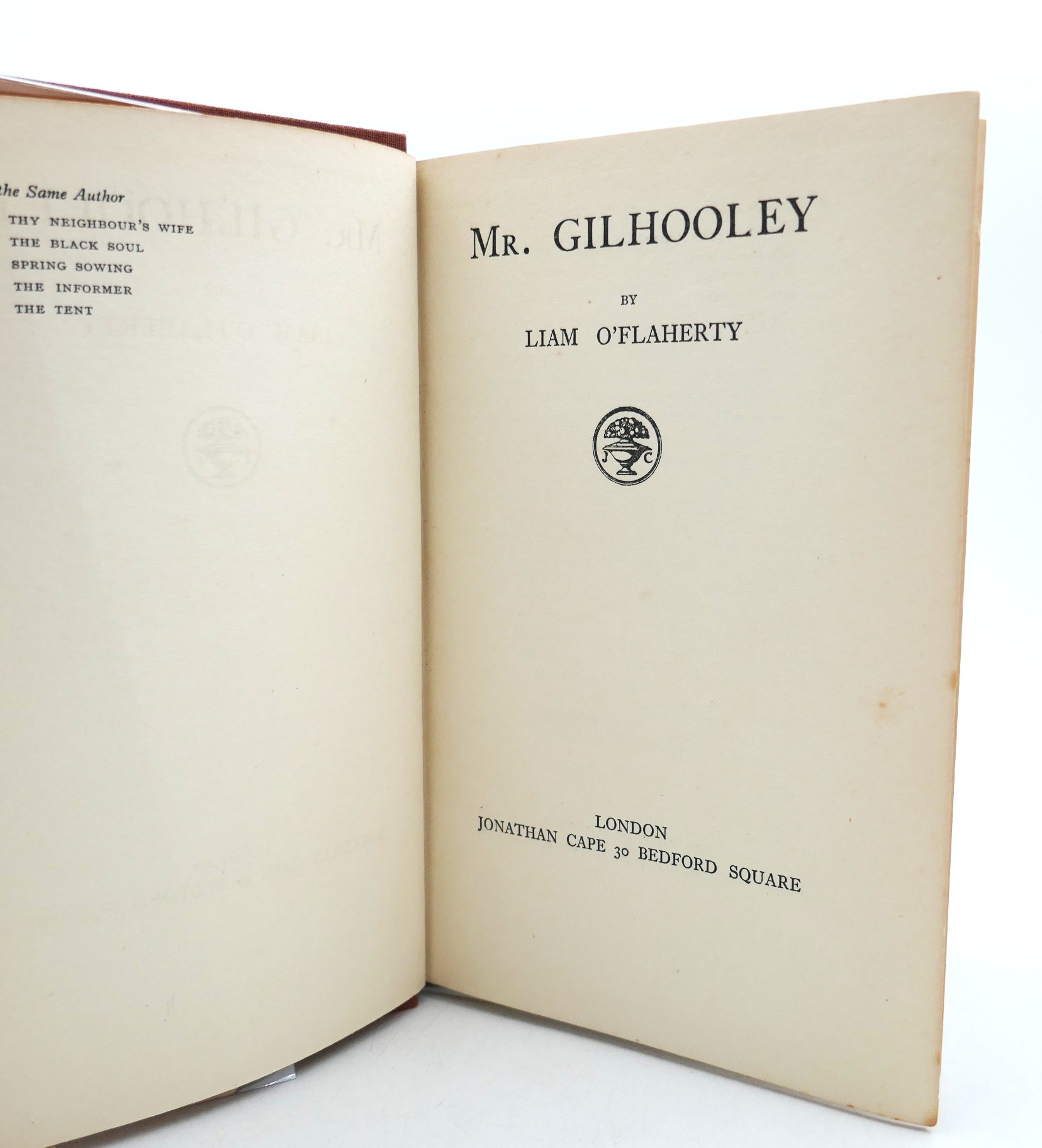 Mr. Gilhooley. First Edition (1926) - Image 2