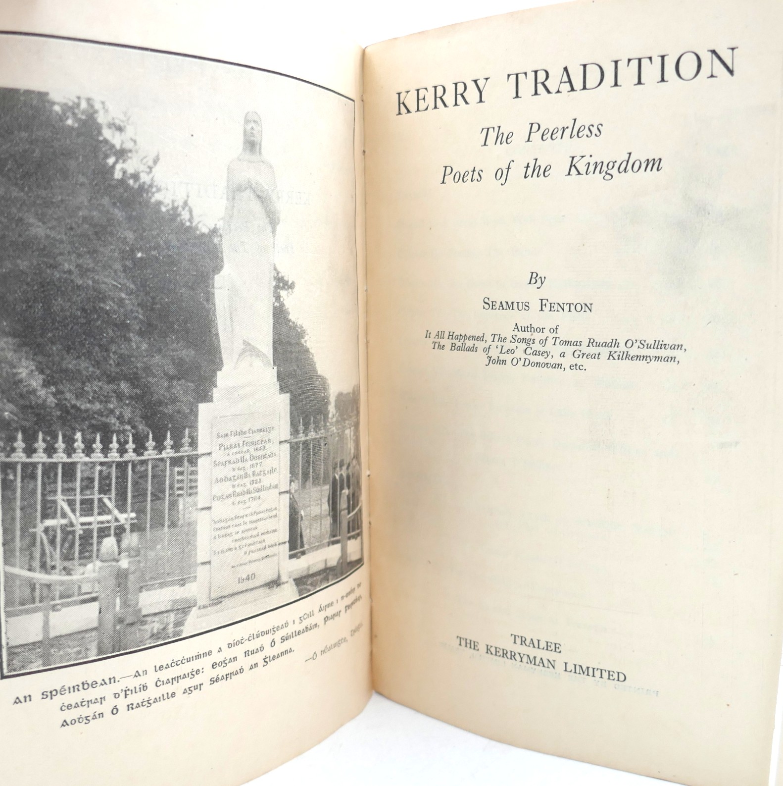 Kerry Tradition. The Peerless Poets of the Kingdom (1951) - Image 2