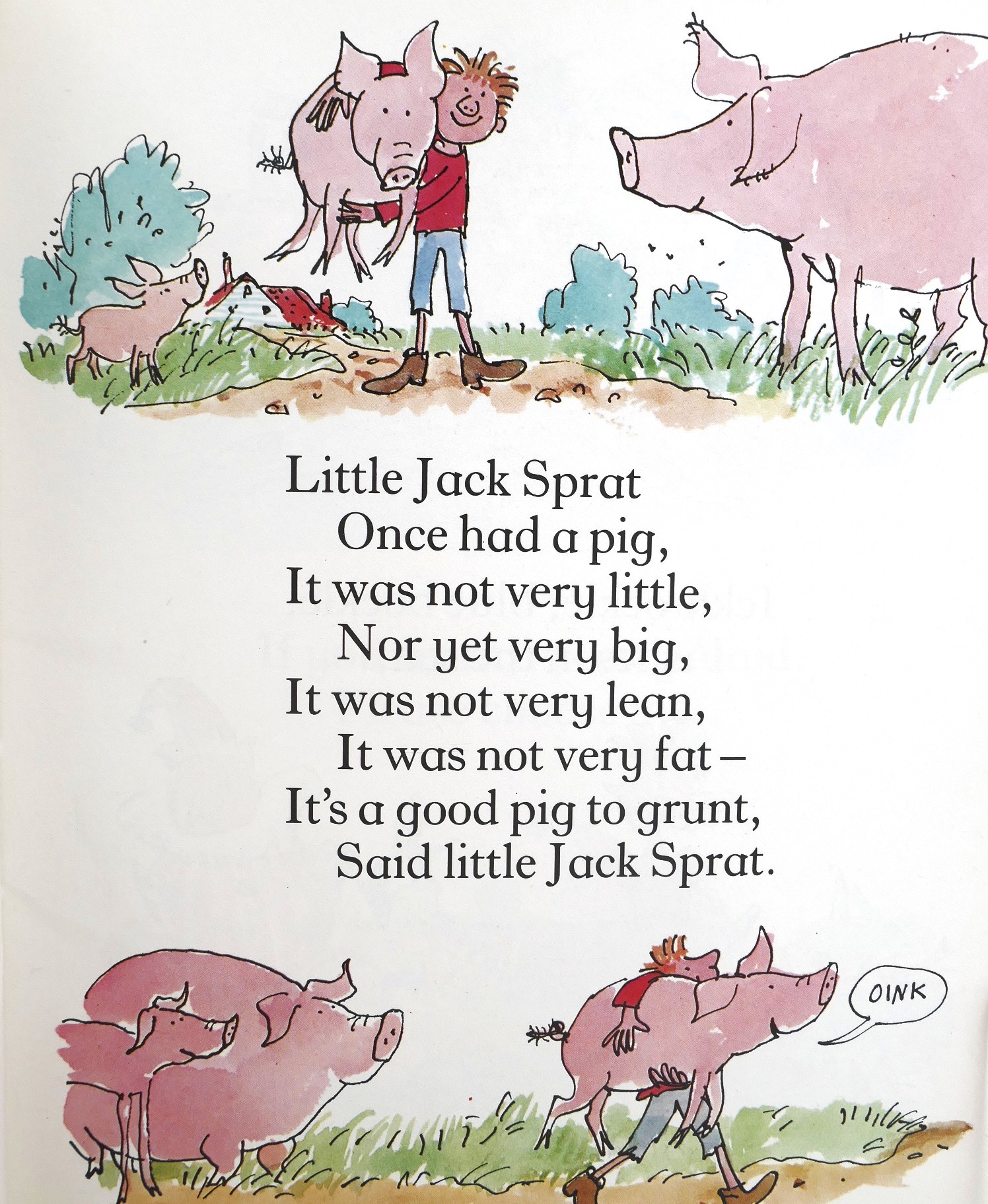 Quentin Blake's Nursery Rhyme Book. Signed Copy (1983) - Image 3